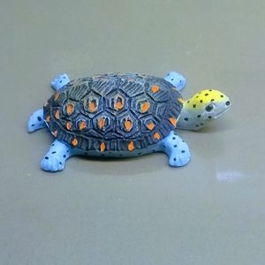 Vintage Small Ceramic Colorful Turtle by  AGiftcorp